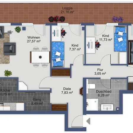 Haus Seebruecke Whg 1 Inkl Wlan Grömitz